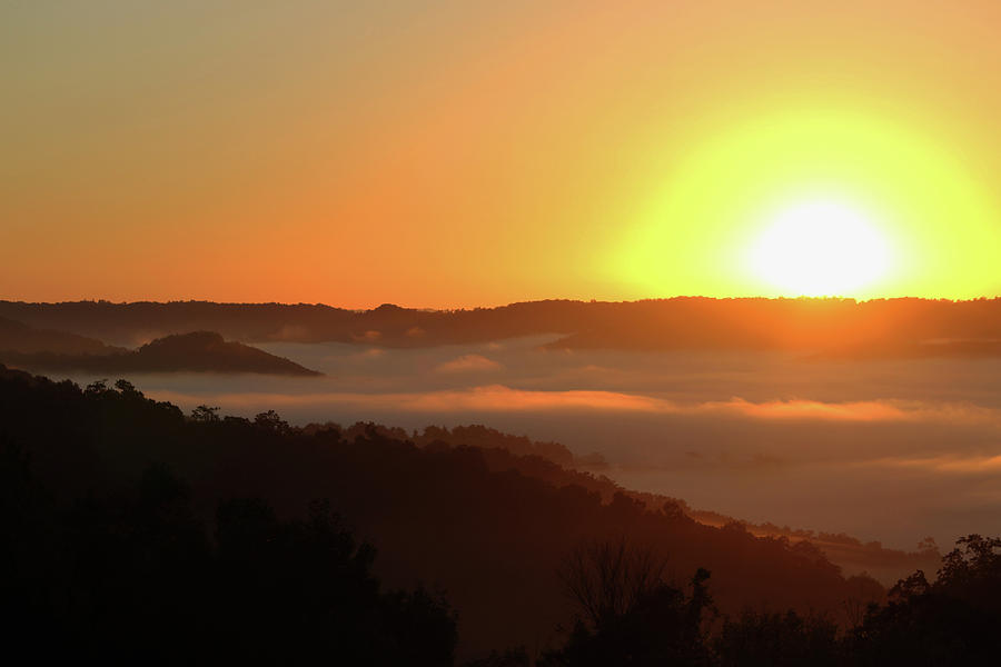 Foggy Bottom Sunrise Photograph by Brook Burling
