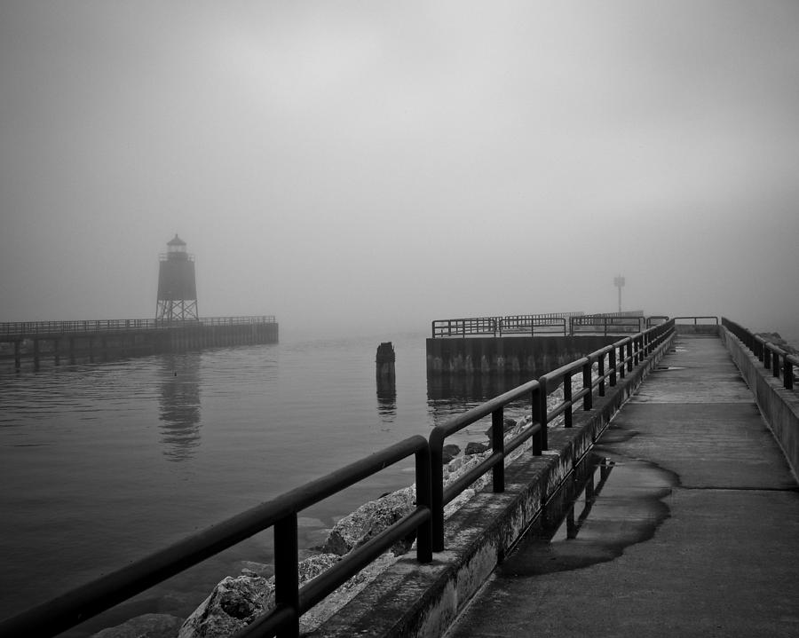 Foggy Charlevoix Photograph by Just Birmingham