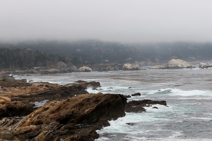 Foggy Day at Point Lobos Reserve - 2 Photograph by Christy Pooschke