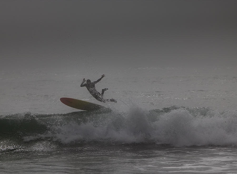 Foggy Day Wipeout Photograph by Michael Gordon