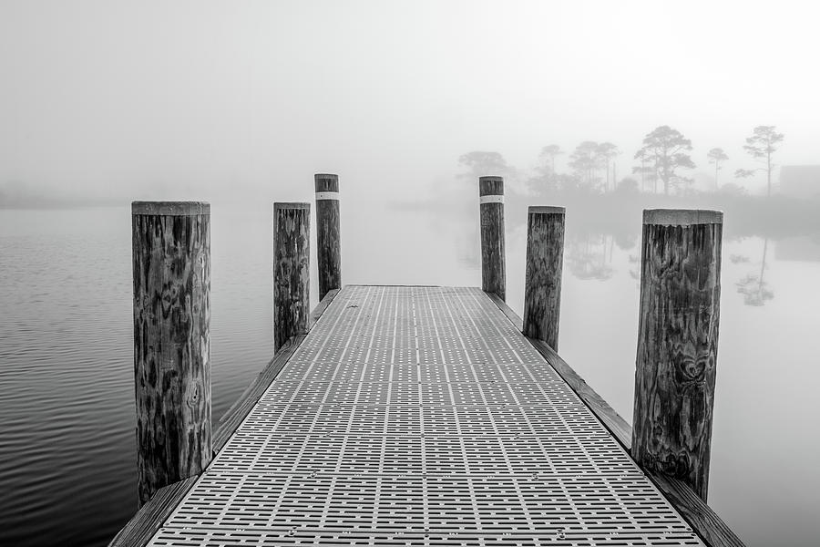 Foggy Dock in Alabama  Photograph by John McGraw