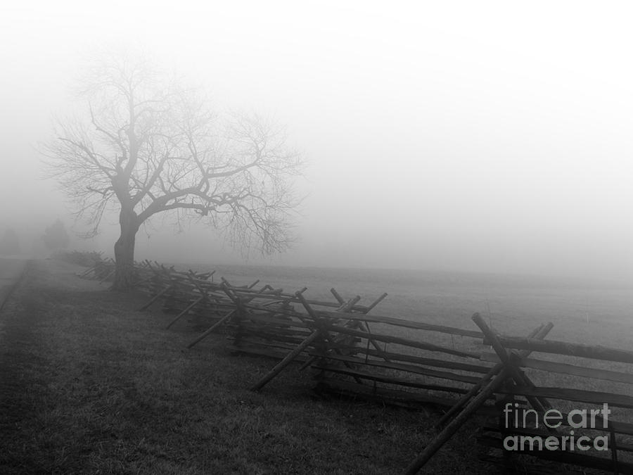 Foggy Gettysburg Morning Photograph by Tommy Anderson