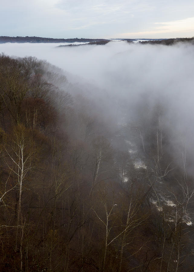 Foggy Gorge 2  Photograph by Tim Fitzwater