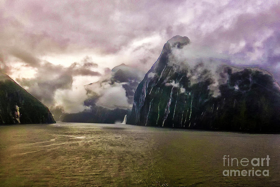 Foggy Milford Sound New Zealand 5 Photograph by Stefan H Unger