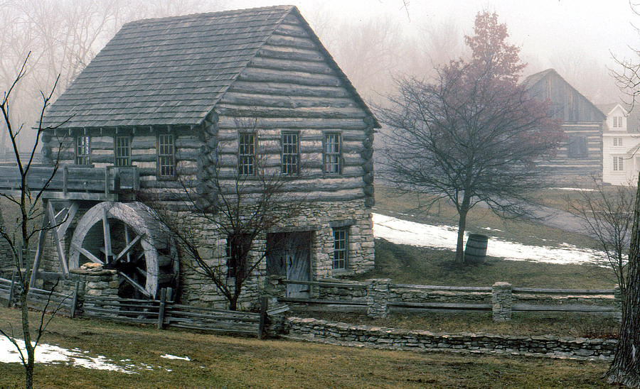 Foggy Missouri Mill Photograph by Christopher McKenzie