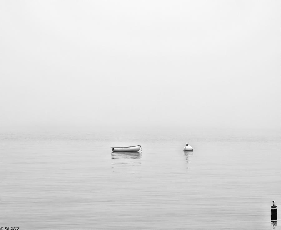 Foggy Mooring Photograph by Richard Bean