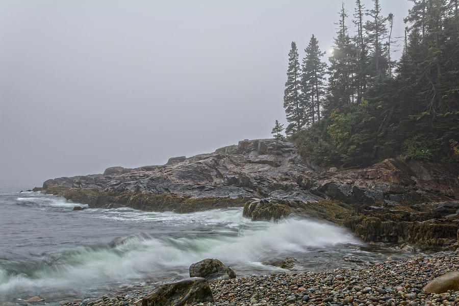Foggy Morning At Little Hunters Beach Photograph by Angelo Marcialis