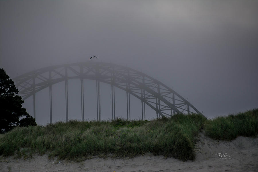 Foggy morning Bridge 7 Photograph by Bill Posner