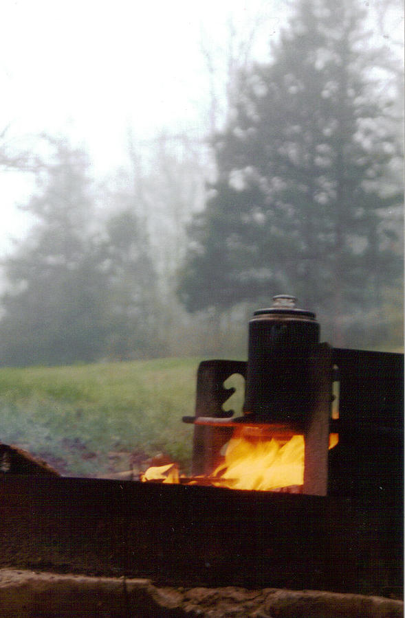 Foggy Morning Coffee Photograph by CGHepburn Scenic Photos