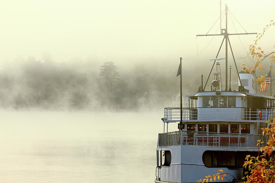 Mount Washington Photograph - Foggy Morning Cruise by Brian Pflanz Mount Washington Photograph - Foggy Morning Cruise by Brian Pflanz