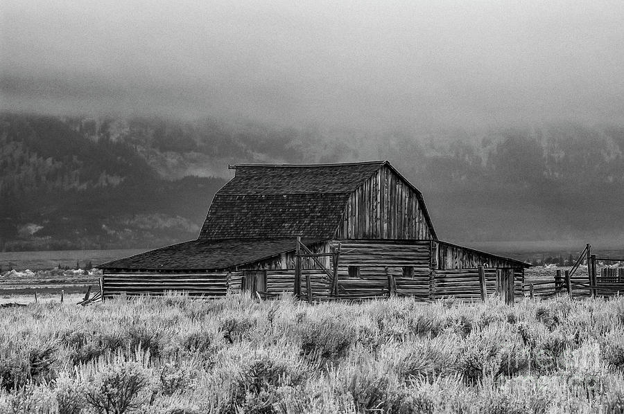 Foggy Morning in Jackson Hole 2 Photograph by Bob Phillips