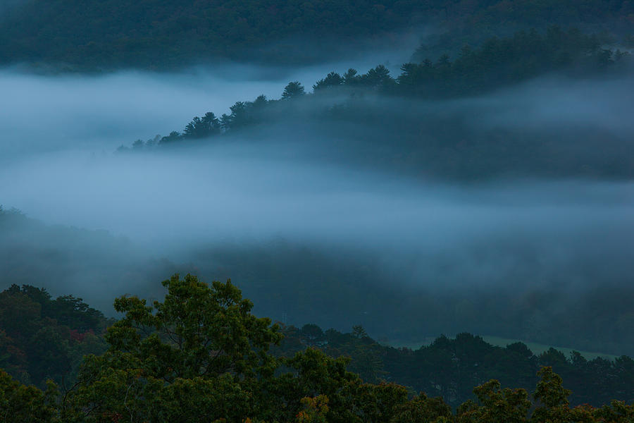 Fall Photograph - Foggy Morning by Jason Keefe