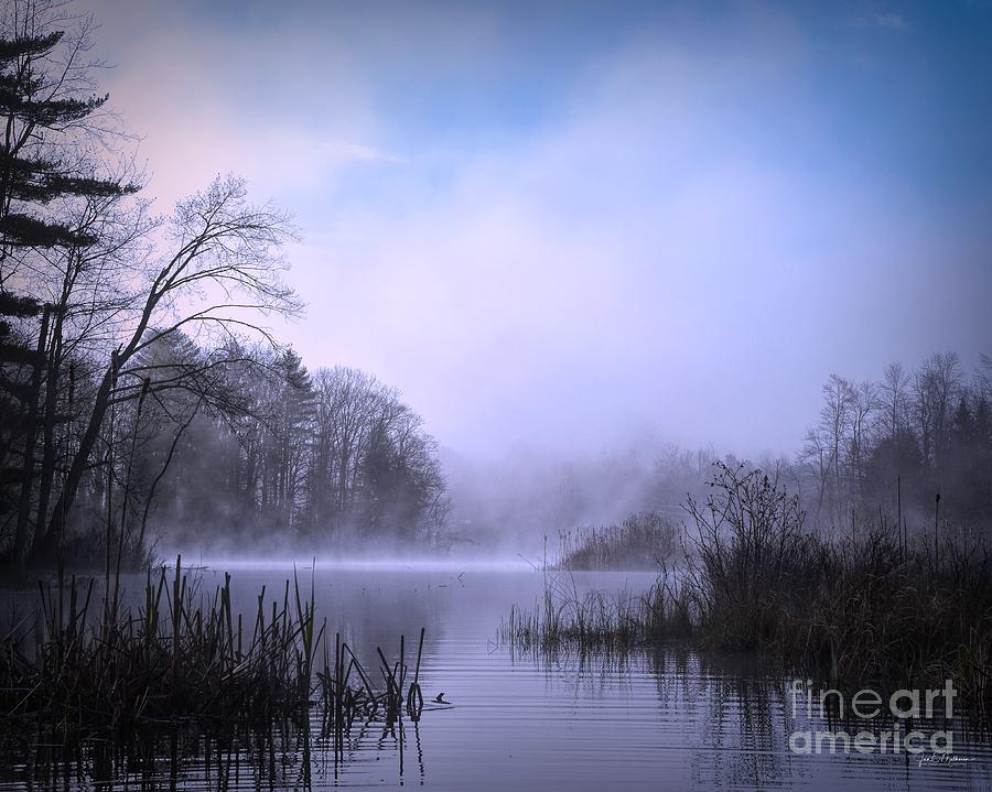 Foggy Morning on Cobbosseecontee Stream Photograph by Jan Mulherin