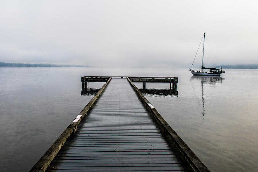 Foggy Morning On Lake Washington Photograph by Matt McDonald
