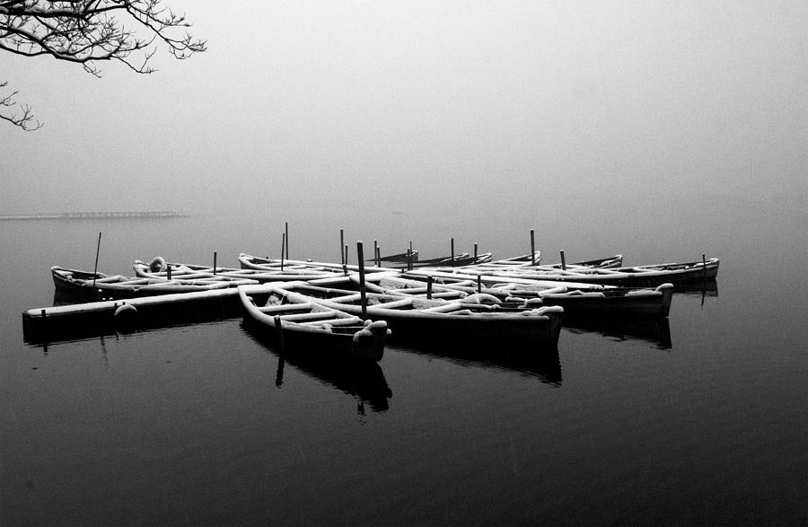 Foggy morning on West Lake by Jed Holtzman Foggy morning on West Lake by Jed Holtzman