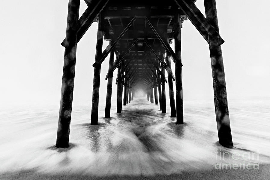Foggy Pier Photograph by DJA Images