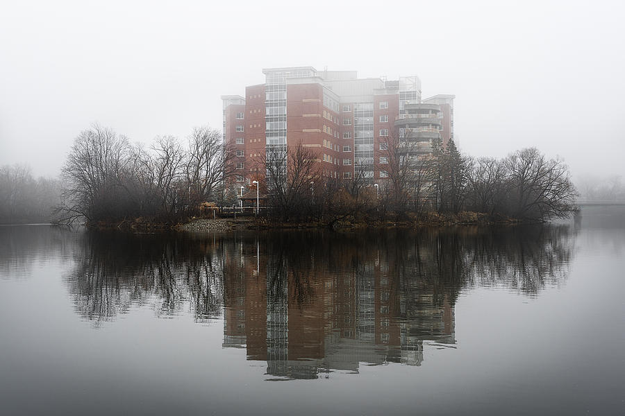 Foggy Reflection Photograph by Celso Bressan