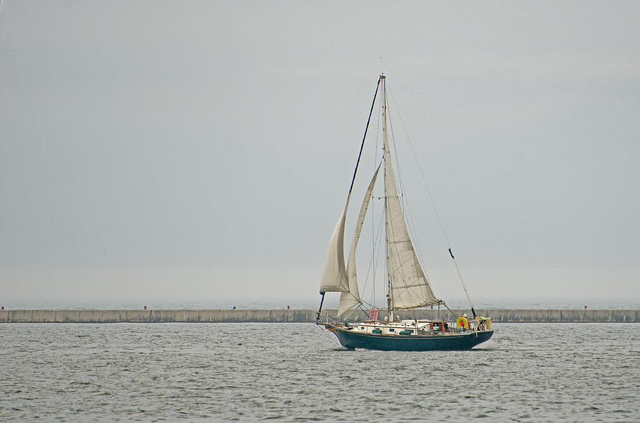 Foggy Sailing Photograph by Susan McMenamin
