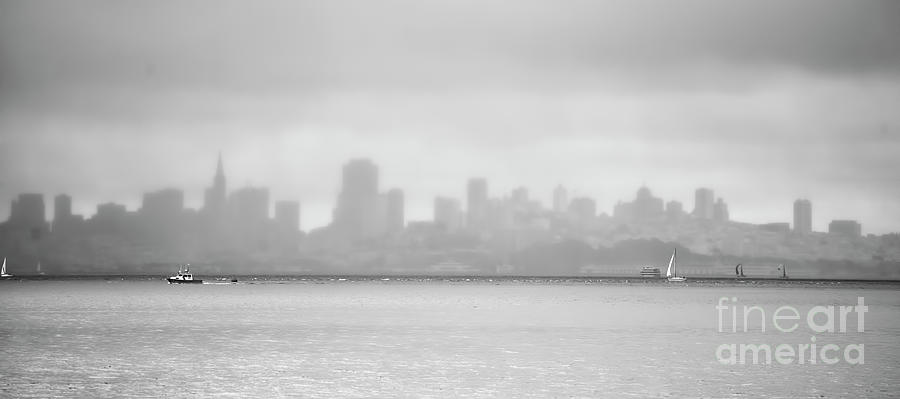 Foggy San Francisco Photograph by Chuck Kuhn