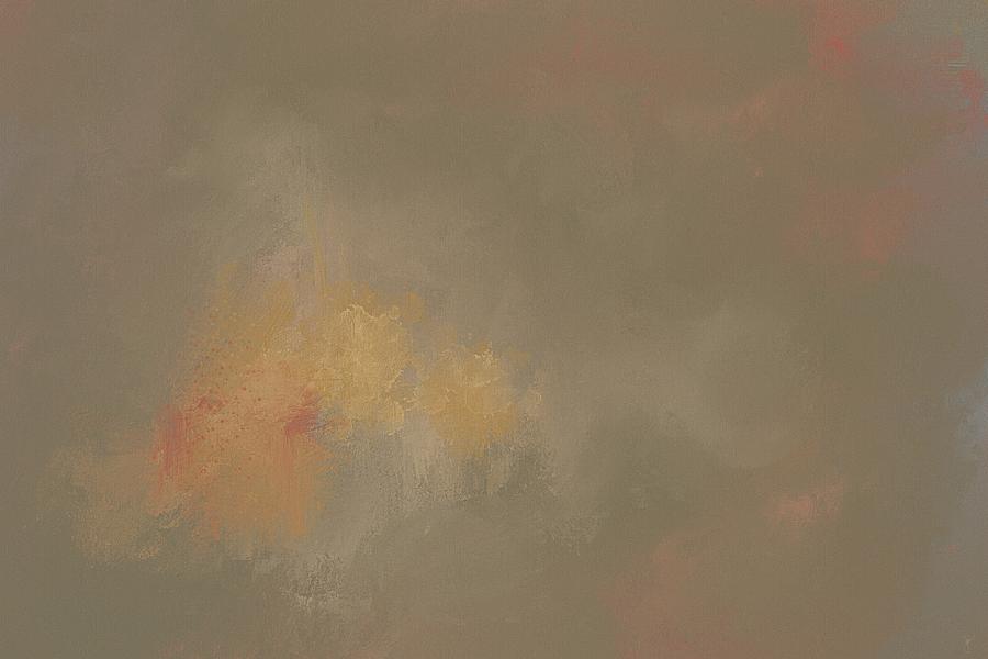 Foggy September Morning Abstract Painting Painting by Jai Johnson
