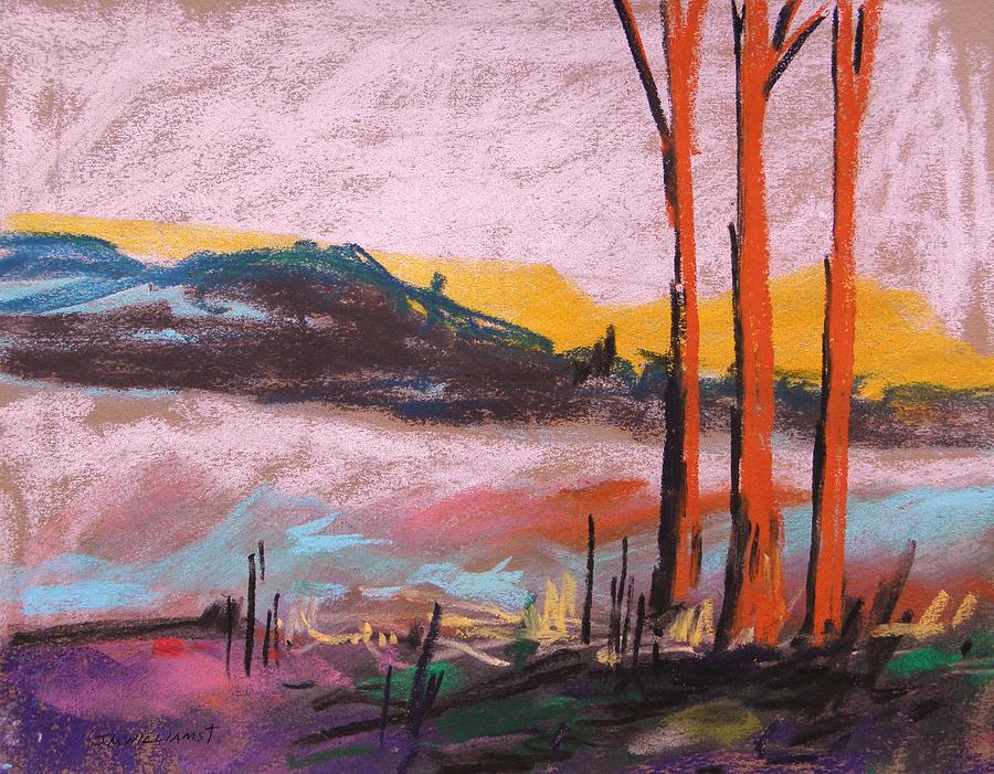 Foggy Sunrise Painting by John Williams