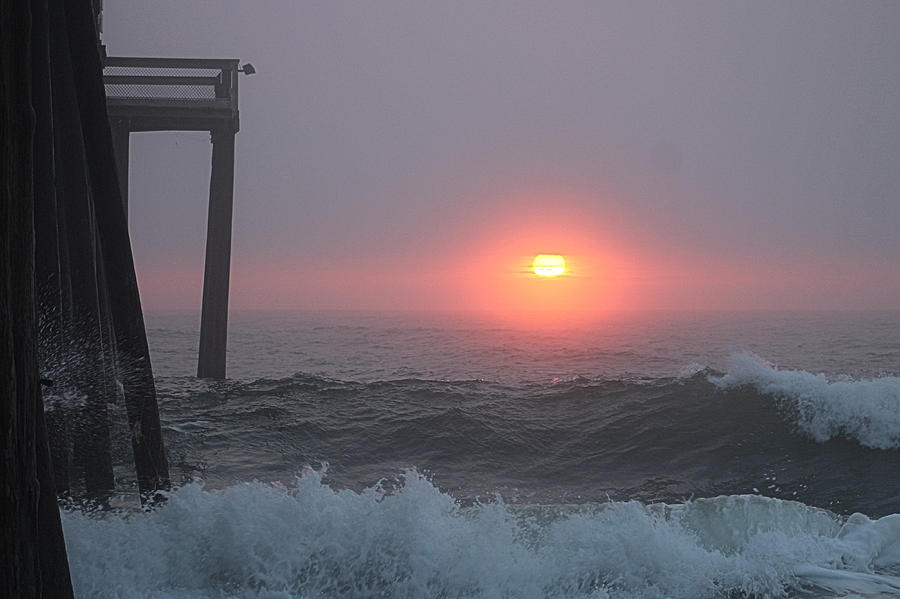 Foggy Sunrise Photograph by Robert Banach
