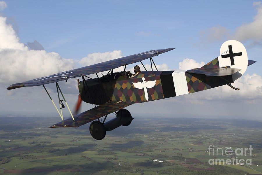 Fokker D.vii World War I Replica Photograph by Daniel Karlsson