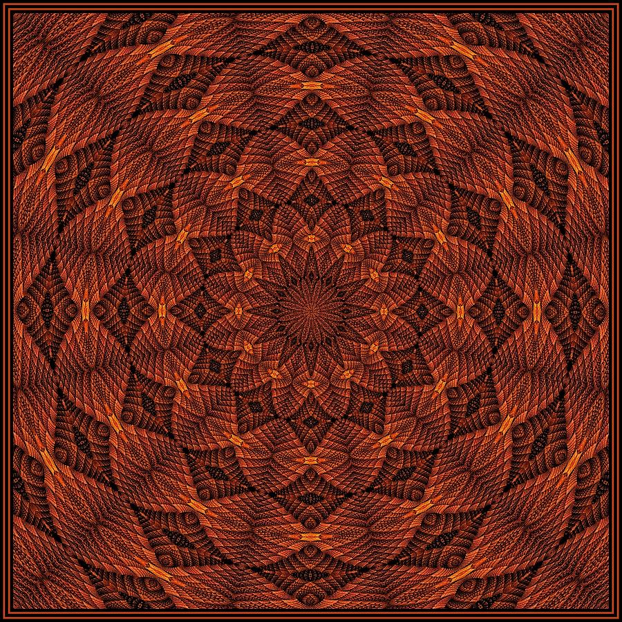 Folded Spiral -- Tile 1 Digital Art by Doug Morgan