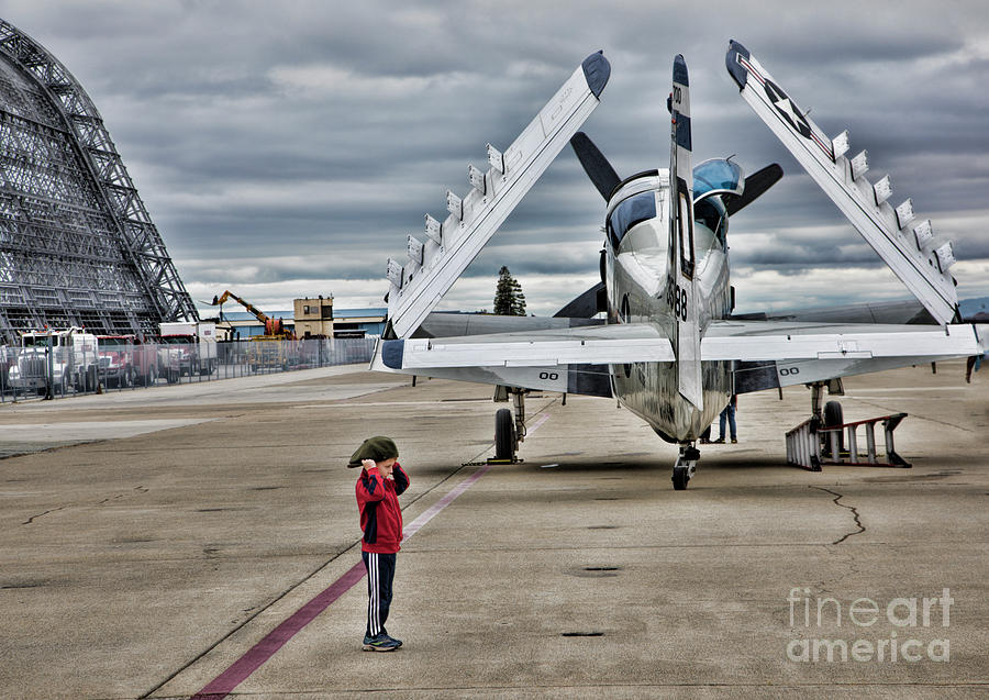 Folding Wings Night Hawkers VAQ 33 Paint  Photograph by Chuck Kuhn