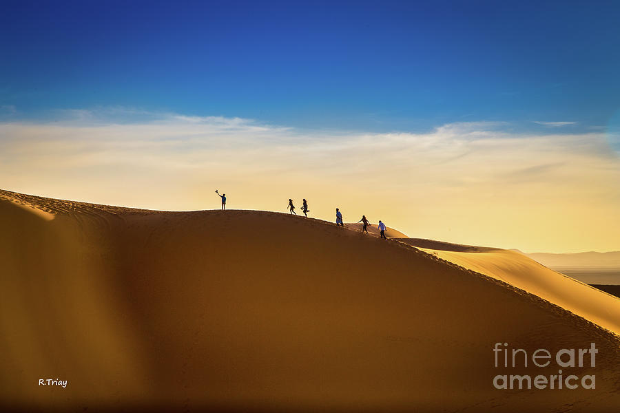 Follow me to the Saharas Desert Dunes Photograph by Rene Triay FineArt Photos