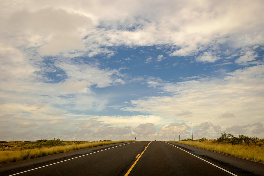 Clouds Photograph - Follow That Car by Claudia Botterweg Clouds Photograph - Follow That Car by Claudia Botterweg