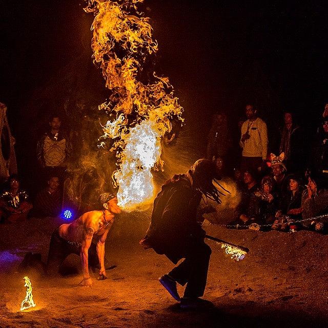 Firebreathing Photograph - Follow The Fire To @lucidityfestival by Jacob Avanzato