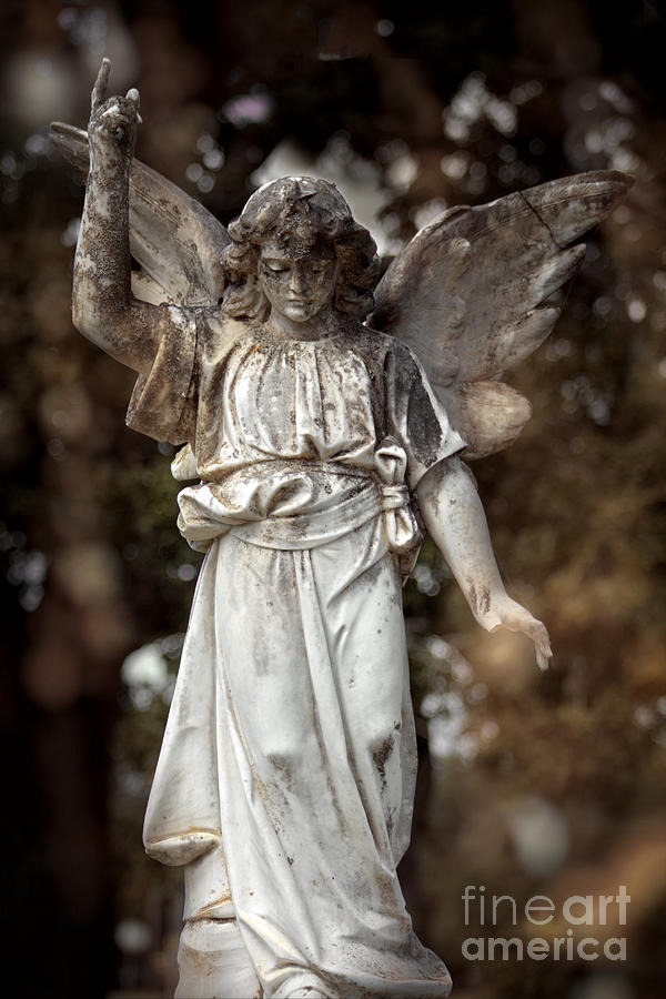 Follow the Heavenly Messenger - Christian Angel Art Photograph by Ella Kaye Dickey