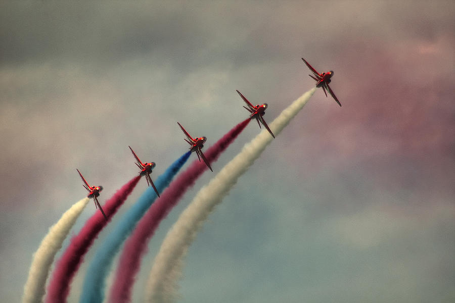 Jet Photograph - Follow The Leader by Phil Clements