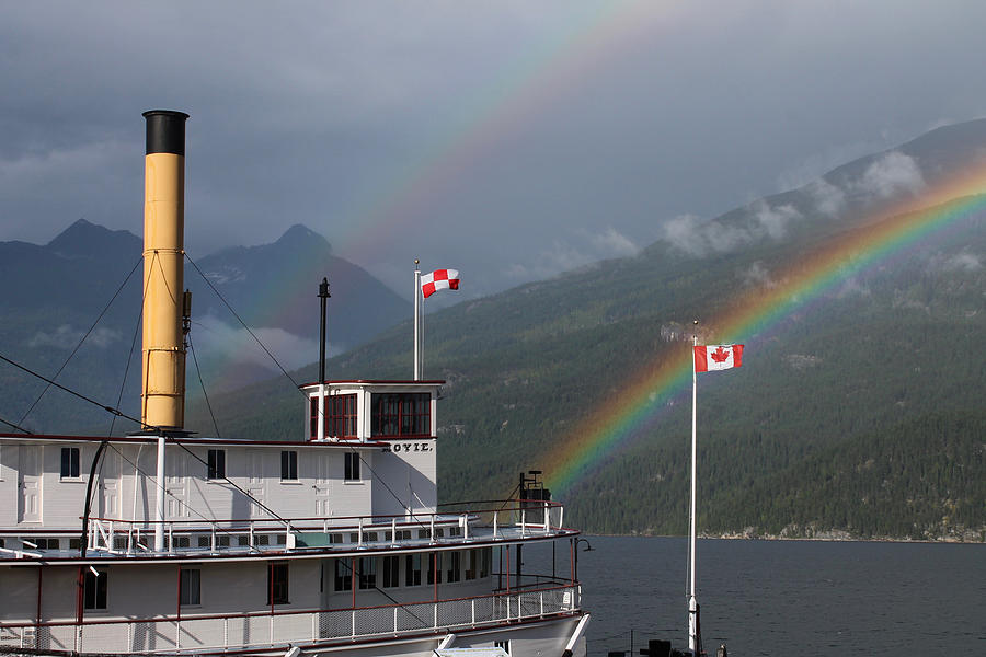 Follow the Rainbows to Kaslo Photograph by Cathie Douglas