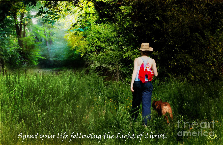 Following the Light of Christ Photograph by Sandra Clark