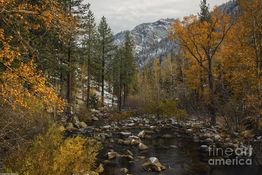 Mountain Photograph - Following The River by Mitch Shindelbower