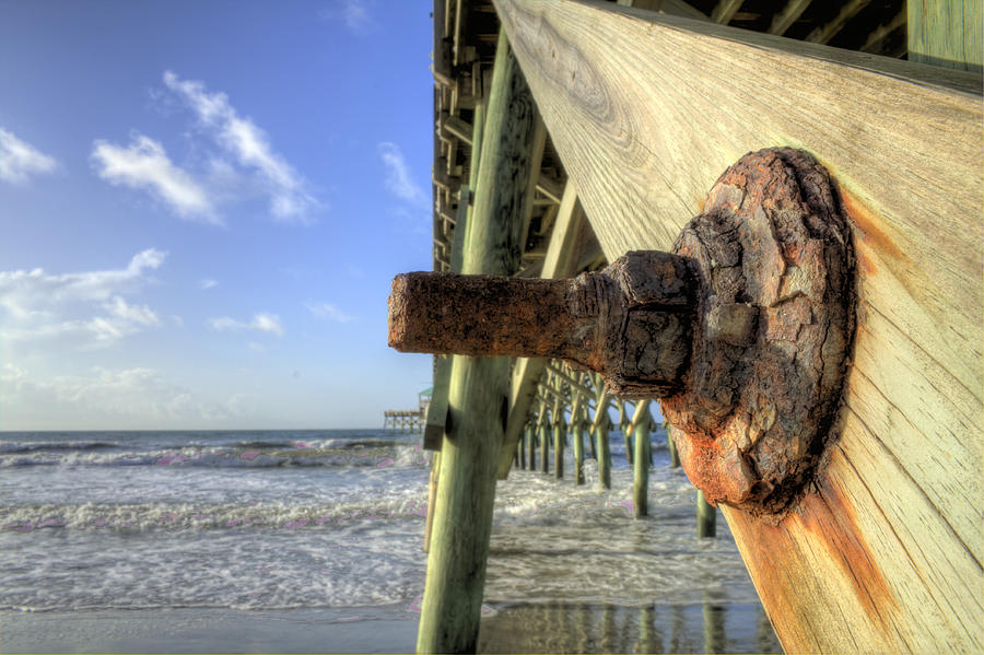 Folly Beach Pier Decay Photograph by Dustin K Ryan