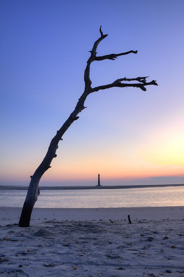 Folly Beach Sunrise over Morris Island Photograph by Dustin K Ryan