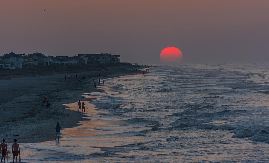 Nature Photograph - Folly Beach sunrise by RC Pics