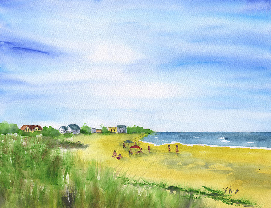 Folly Field Beach 2 Painting by Frank Bright