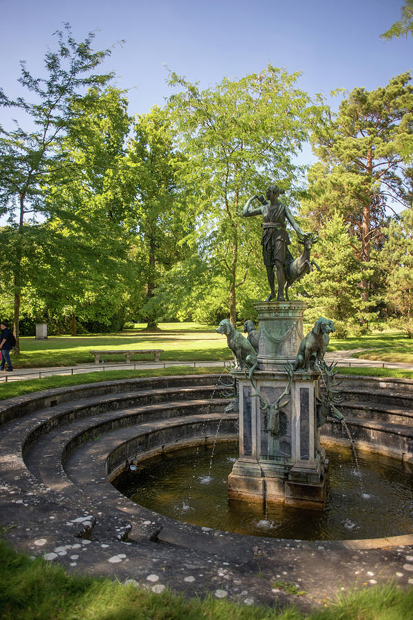 Fontainebleau Gardens In France Digital Art