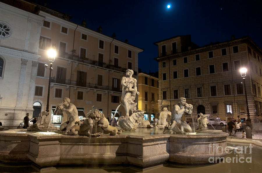 Fontana del Moro I Photograph by Fabrizio Ruggeri