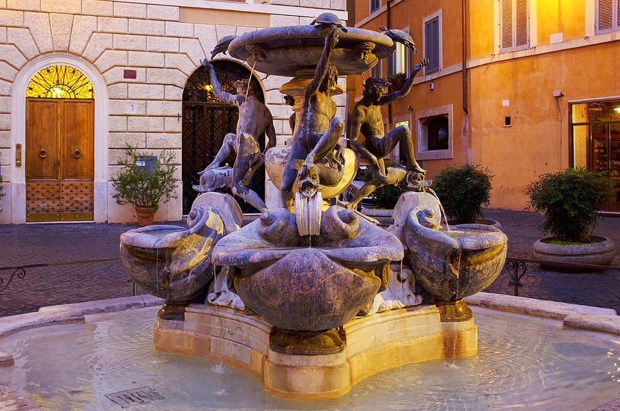 Fontana delle tartarughe Photograph by Fabrizio Troiani