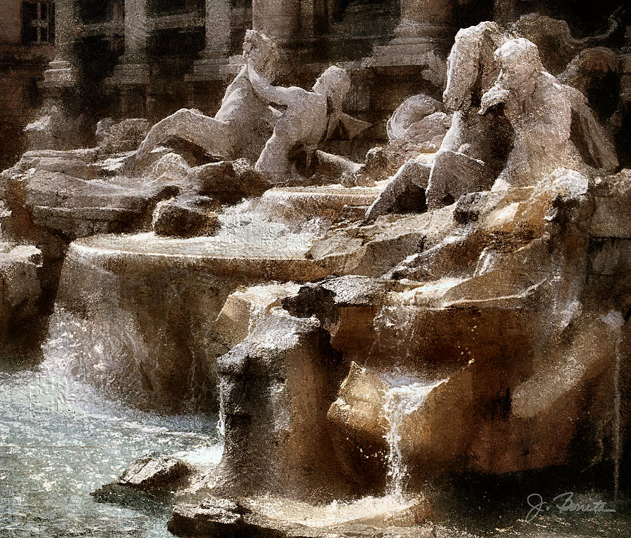 Fontana di Trevi Photograph by Joe Bonita