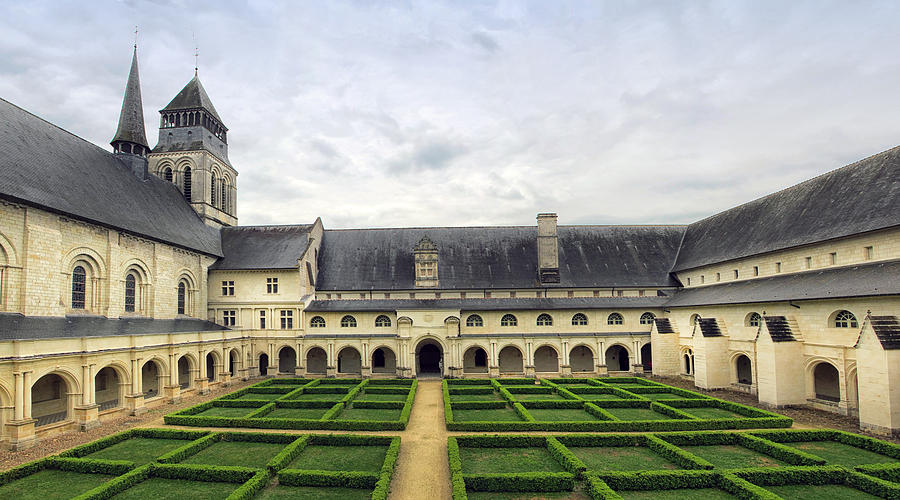 Fontevraud Abbey Panorama Photograph by Dave Mills
