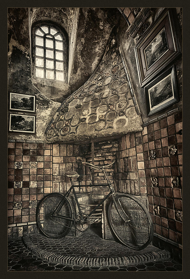Fonthill Castle Bicycle Photograph by Robert Fawcett
