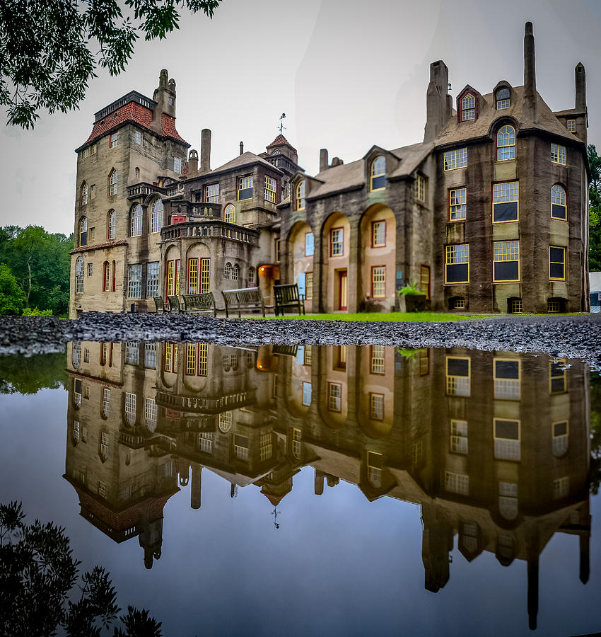 Fonthill Castle Reflection Photograph by Michael Brooks - Pixels