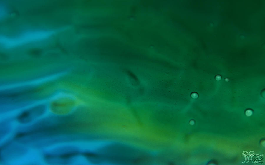 Abstract Photograph - Food Coloring Number 3 by Karen Musick