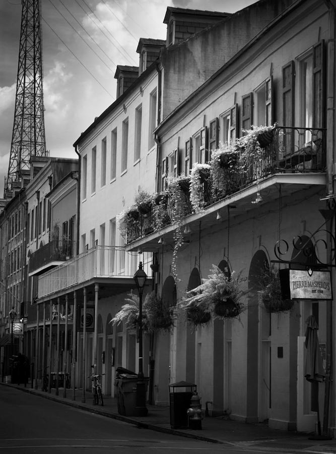 New Orleans Photograph - Food In New Orleans In Black And White by Greg and Chrystal Mimbs